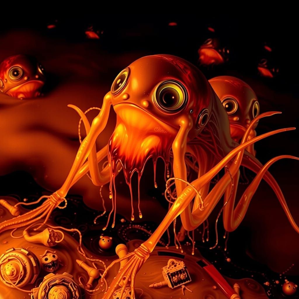 Moltoids of the Melted Machine