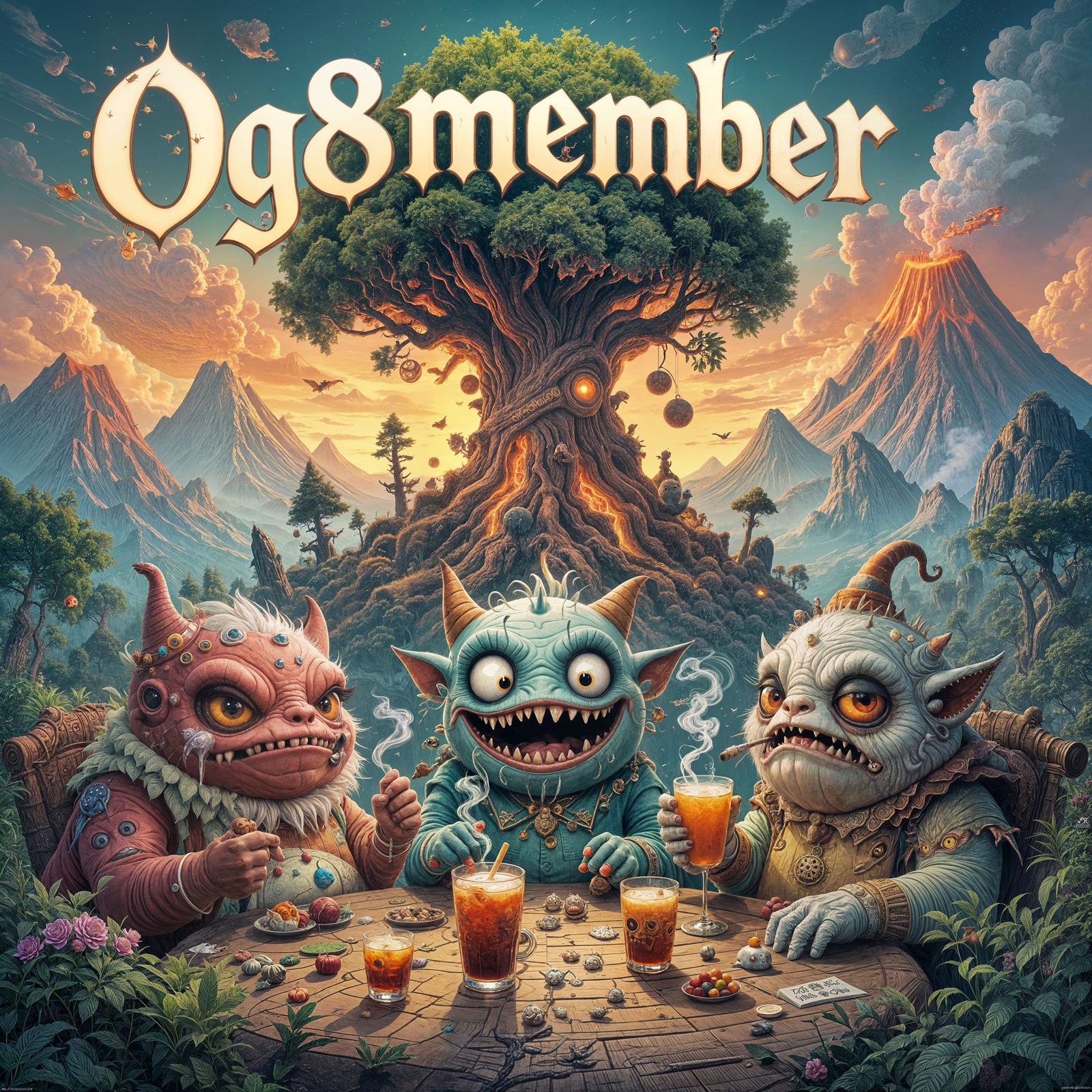 Surreal Album Art: Evil but Fun Creatures