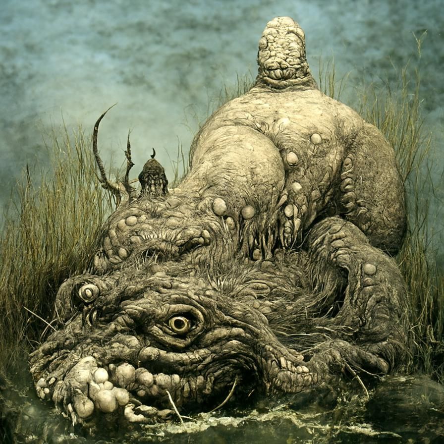 Tsathoggua Lurking in the Bog: Lovecraftian Horror