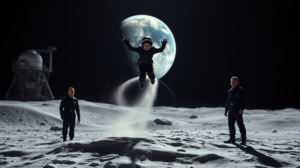 MIB Recruit's First Moon Jump