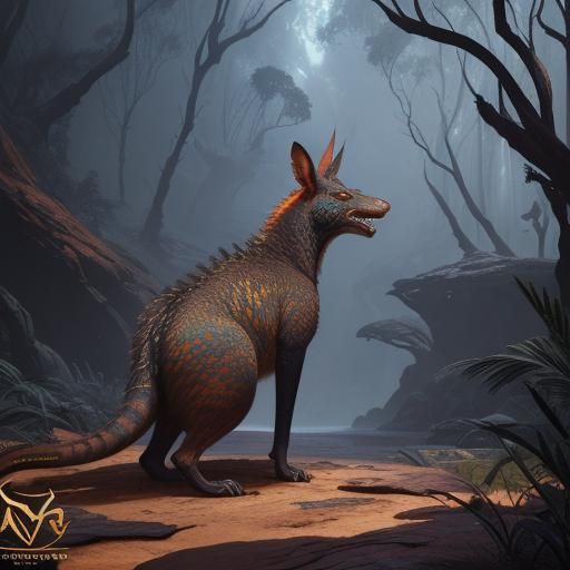 Fantastical Australian Animals in Detailed Matte Painting