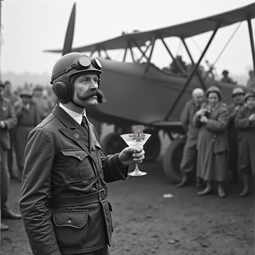 Sir Henry Drypoop, enthusiastically enjoying his Official 20...