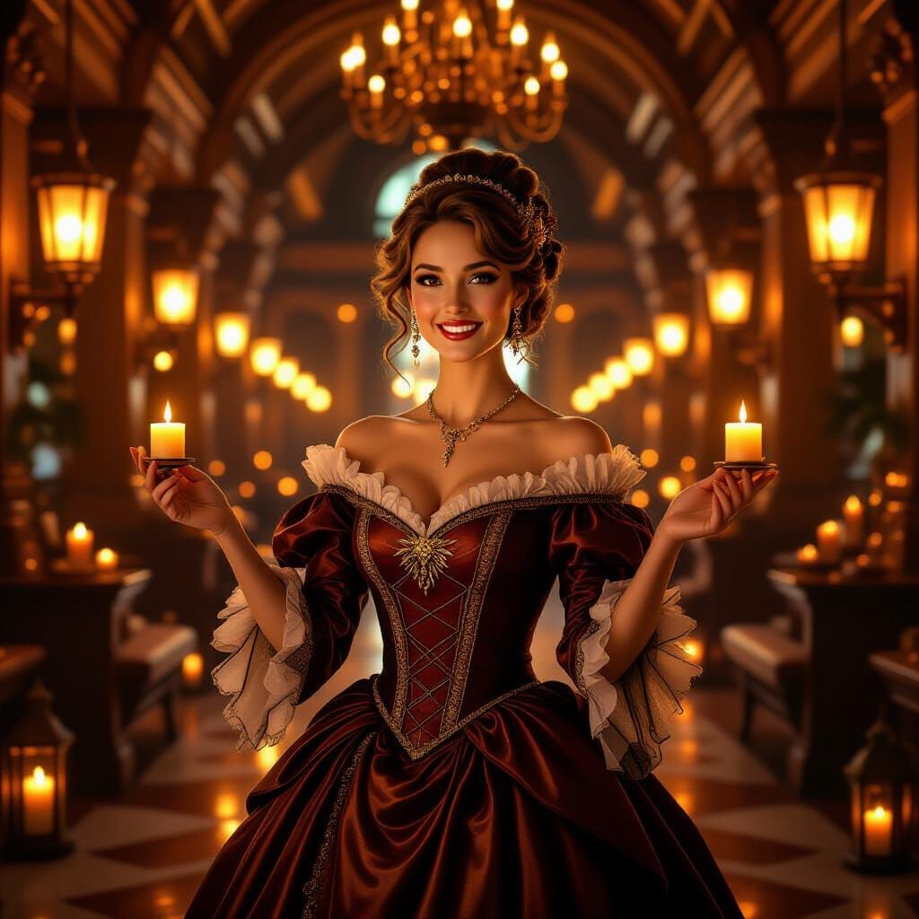 Candlelight Eve Celebration in Ornate Hall
