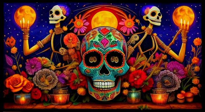 Day of the Dead Sugar Skull Celebration