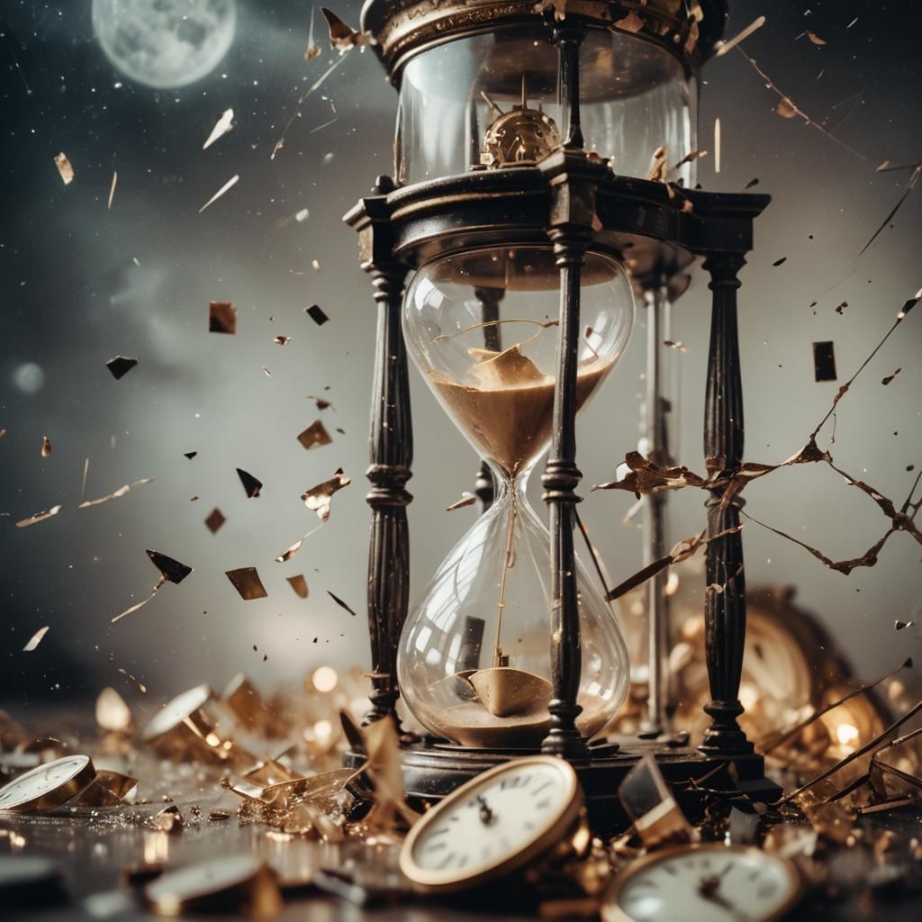 Ethereal Hourglass Observes Time in Space