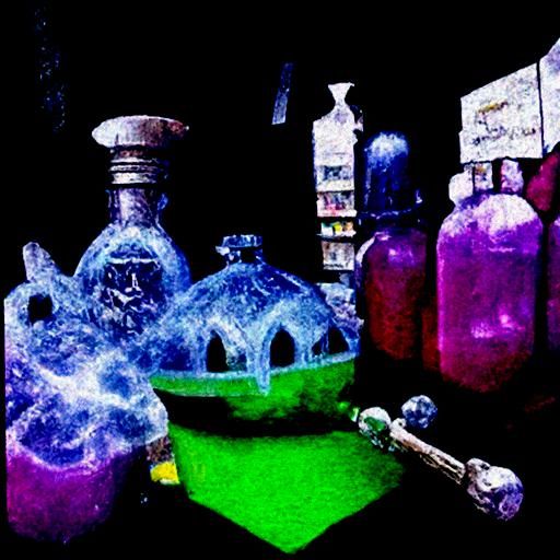 Enchanting Magic Potion Shop