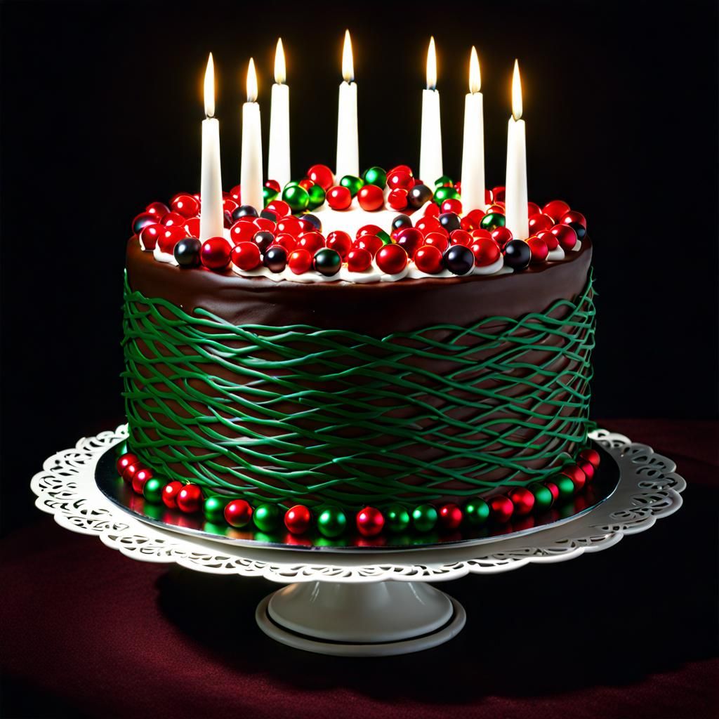 A wonderful special Christmas cake