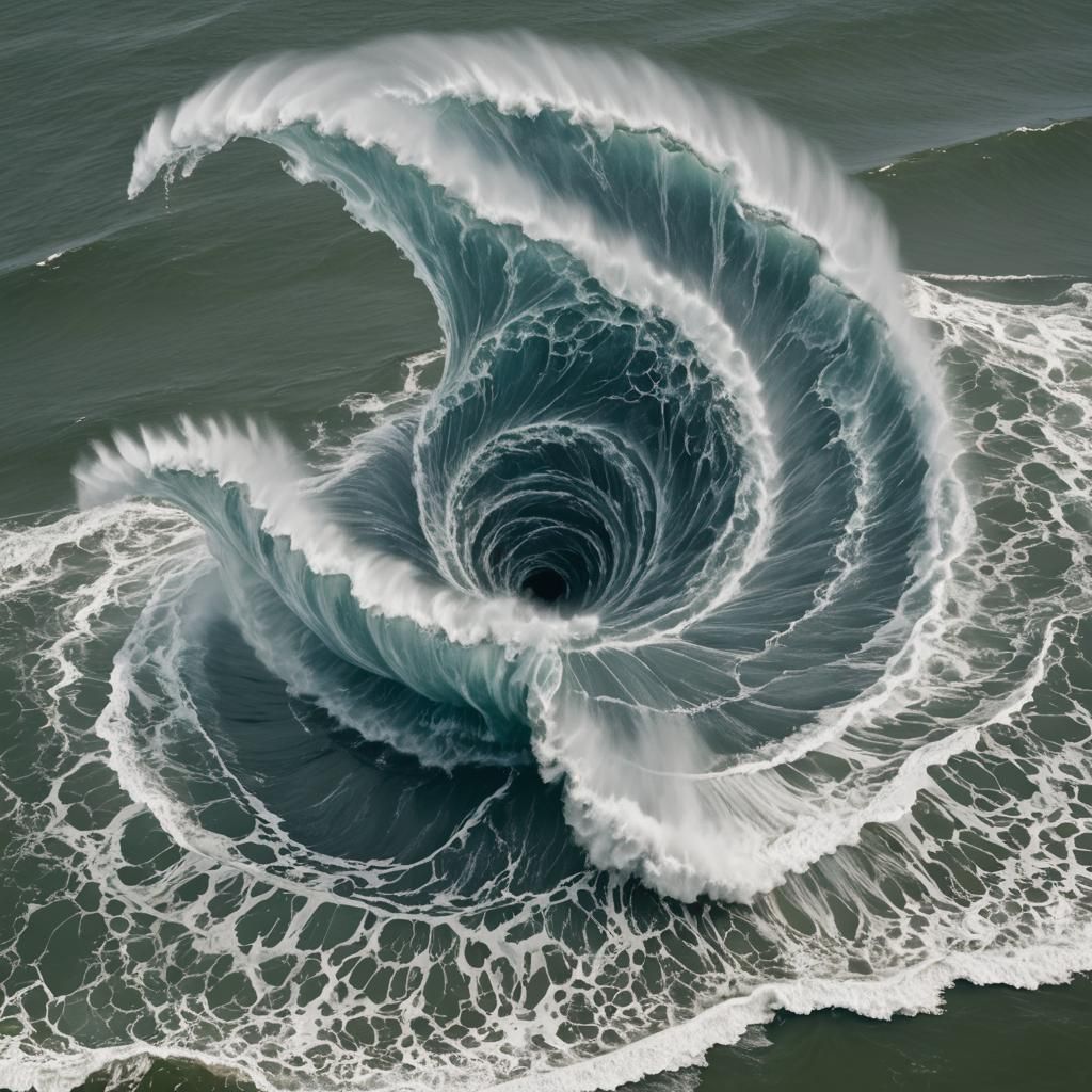 Water Bender Dominates North Sea Waves