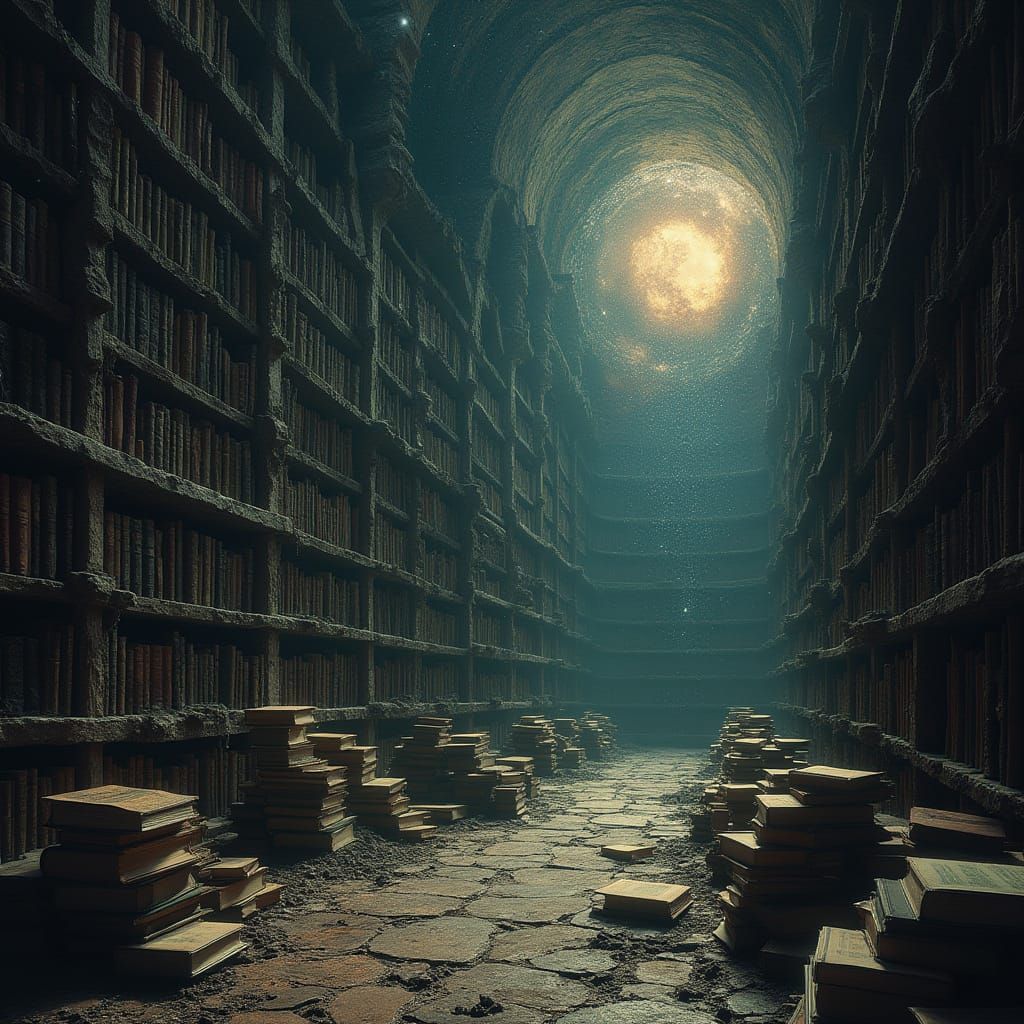 Infinite Cosmic Library of Forgotten Knowledge