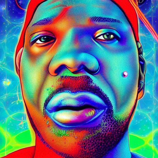 Holographic KRS-ONE in Astral Cosmic Illustration