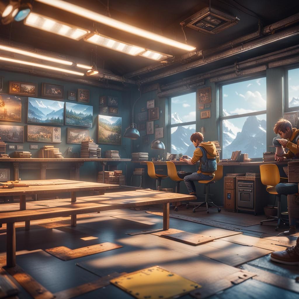 Happy Memories of Youth in 3D Game Style