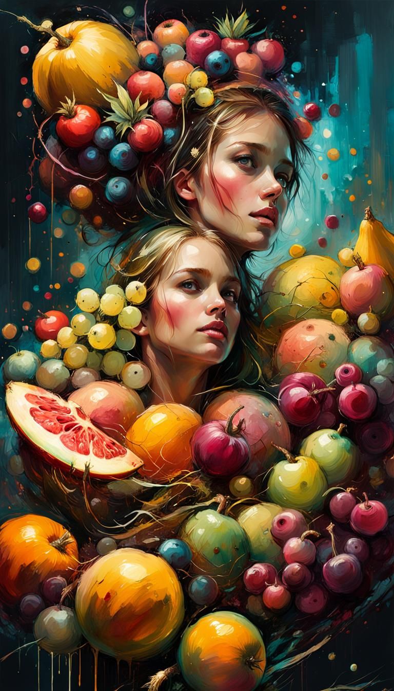 Fruit Cornucopia the Overflowing food from the gods :: biolu...