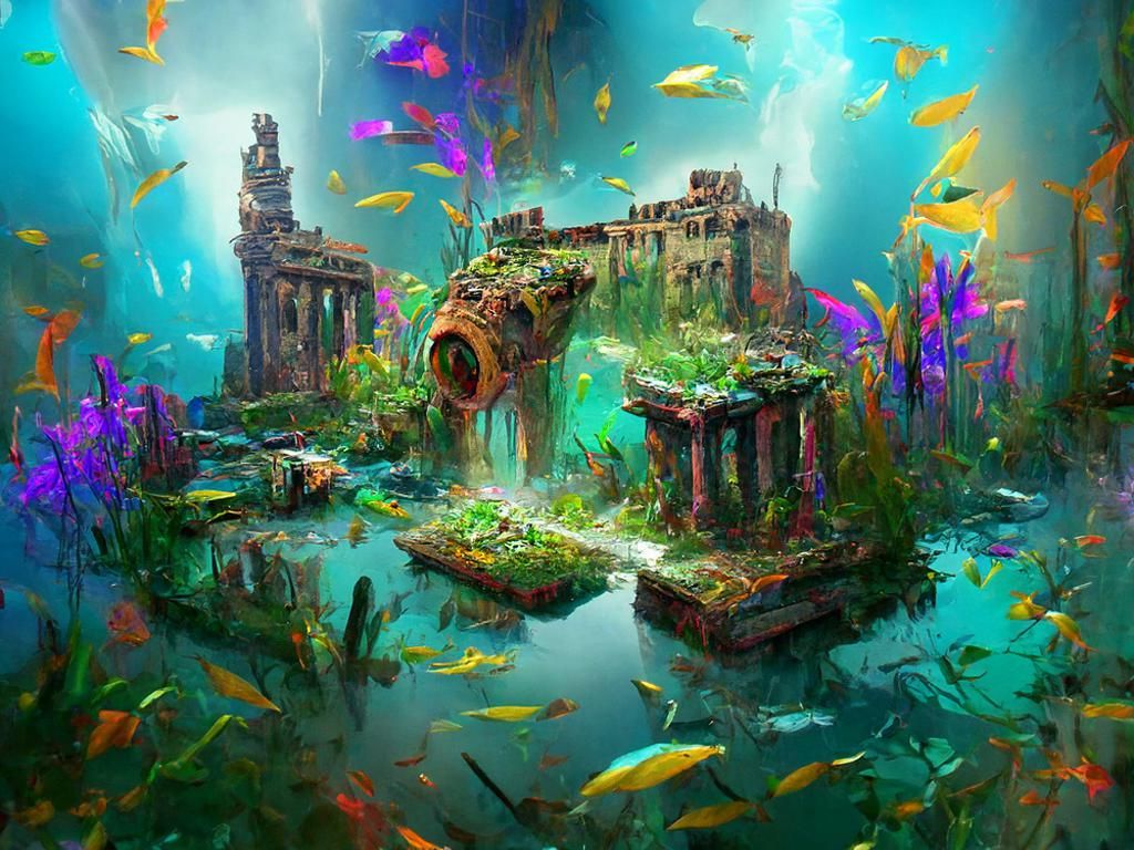 Atlantis: Ancient Underwater City Ruins
