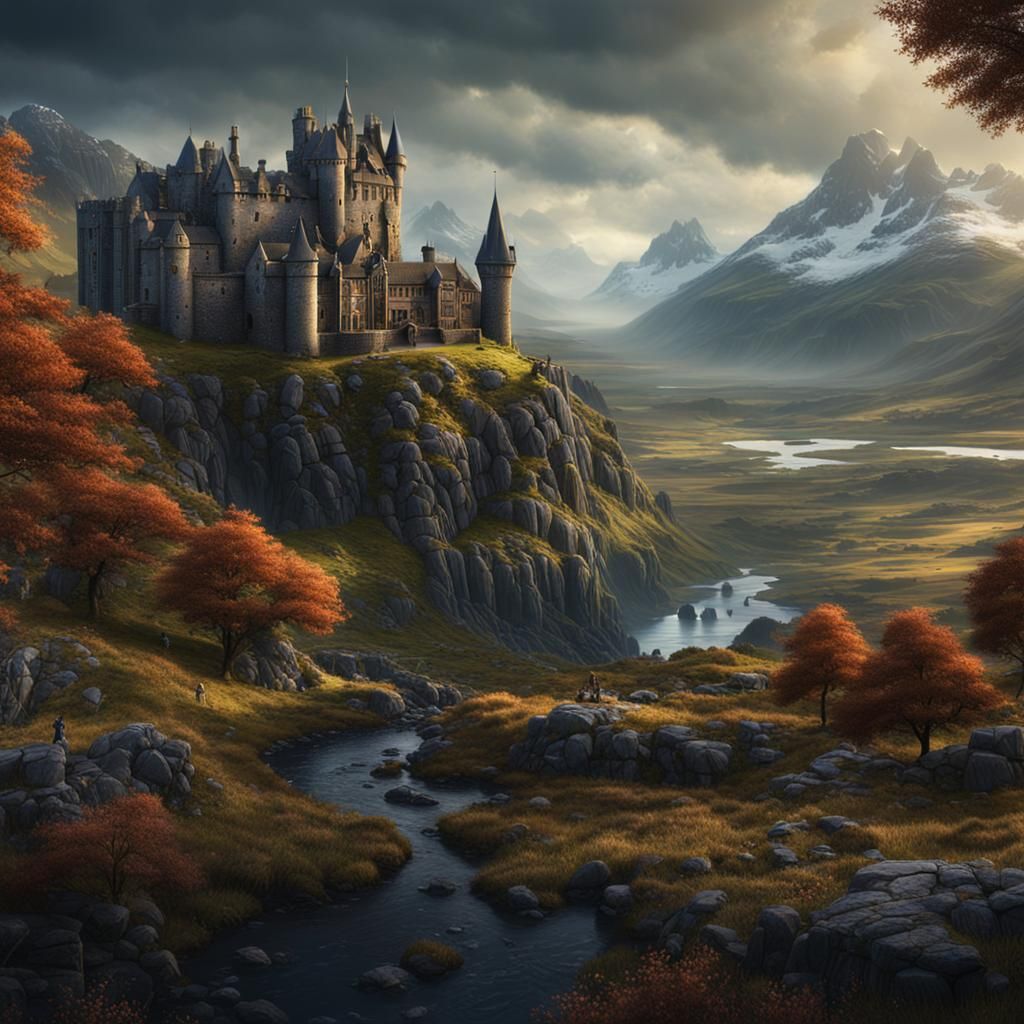 Fantastical Scotland: Detailed Matte Painting