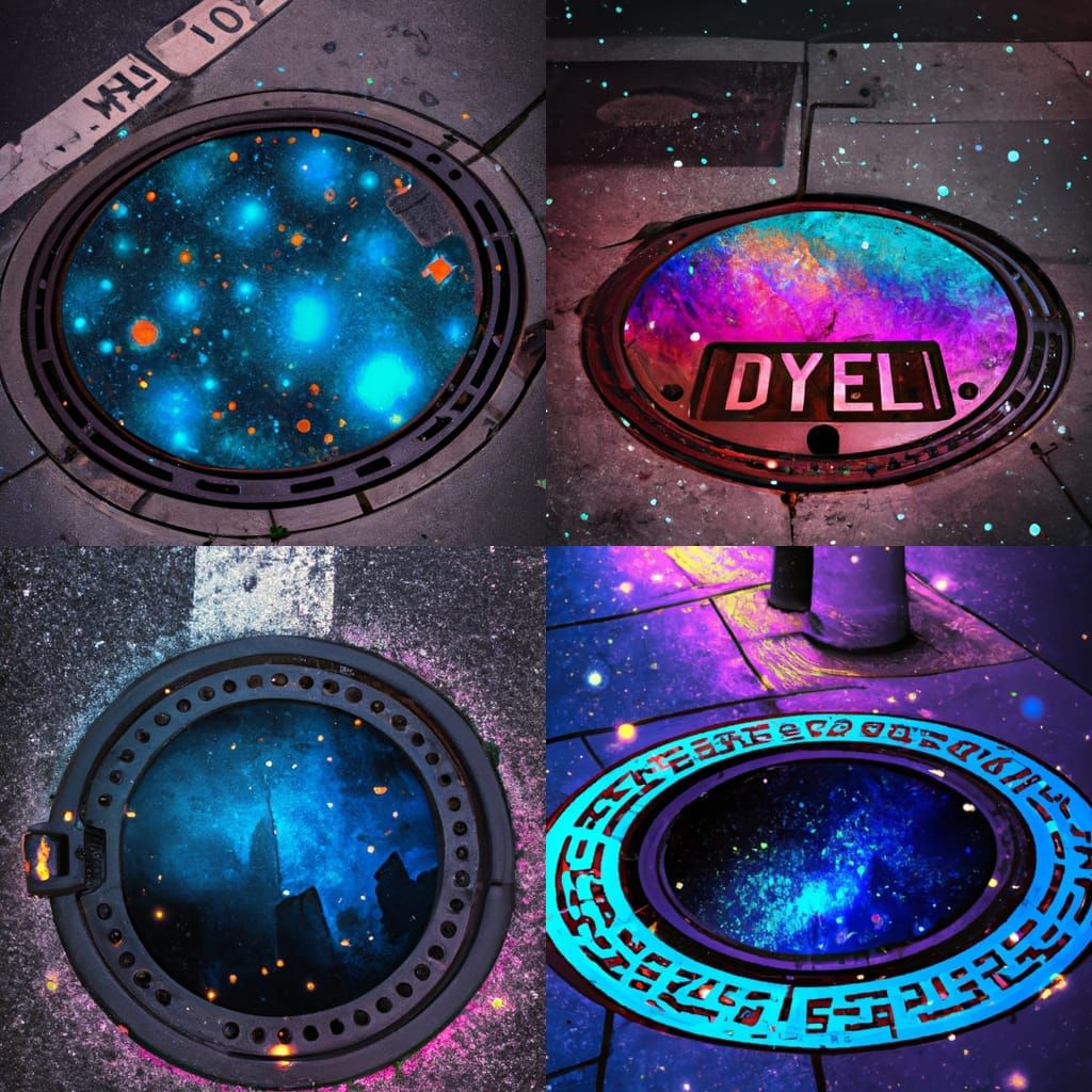 NYC Manhole Portal to Another Universe