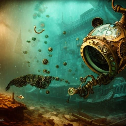Underwater steampunk