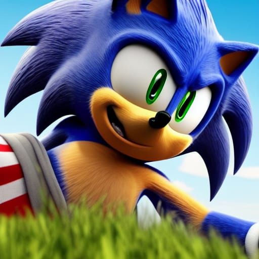 Unsettling Image of Sonic Licking Feet