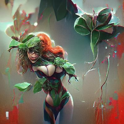 AI Generated Image of Poison Ivy