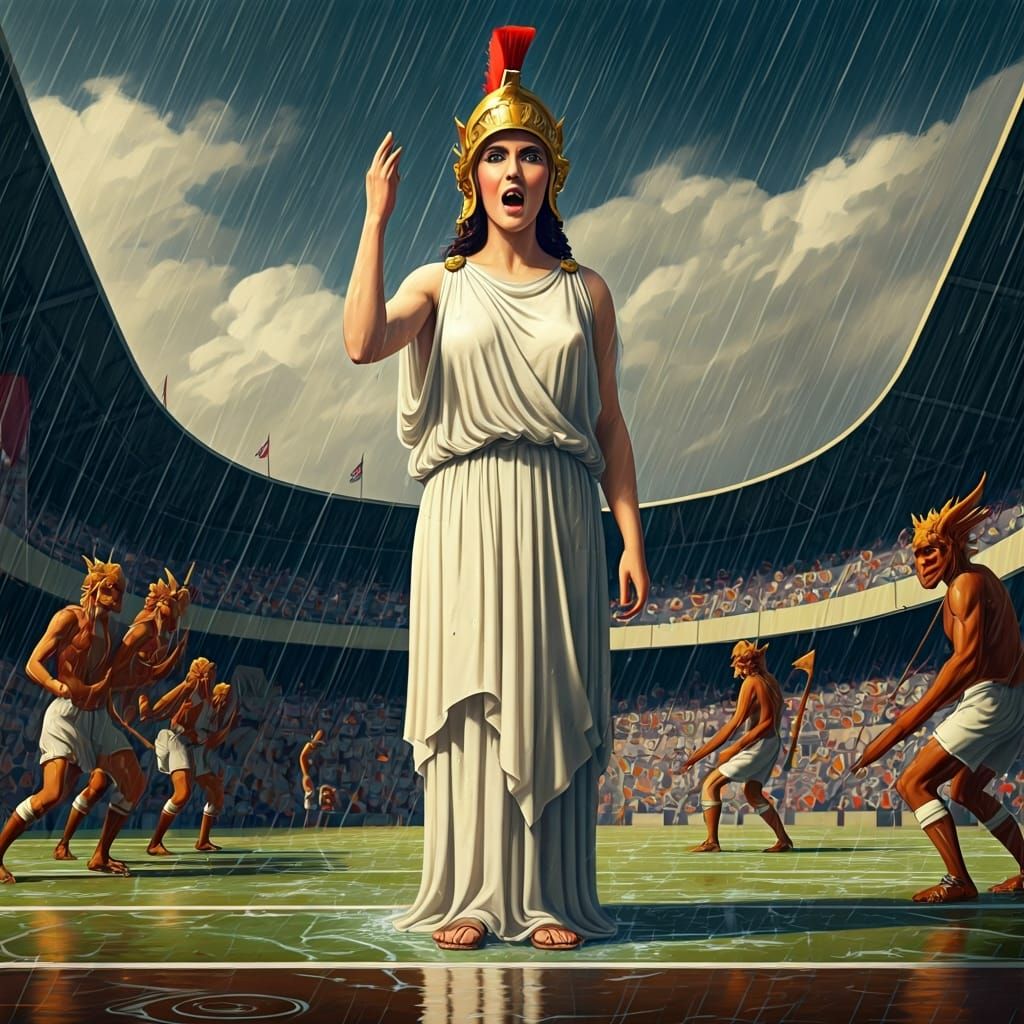 Athena Coaches Mythical Team in Summer Storm