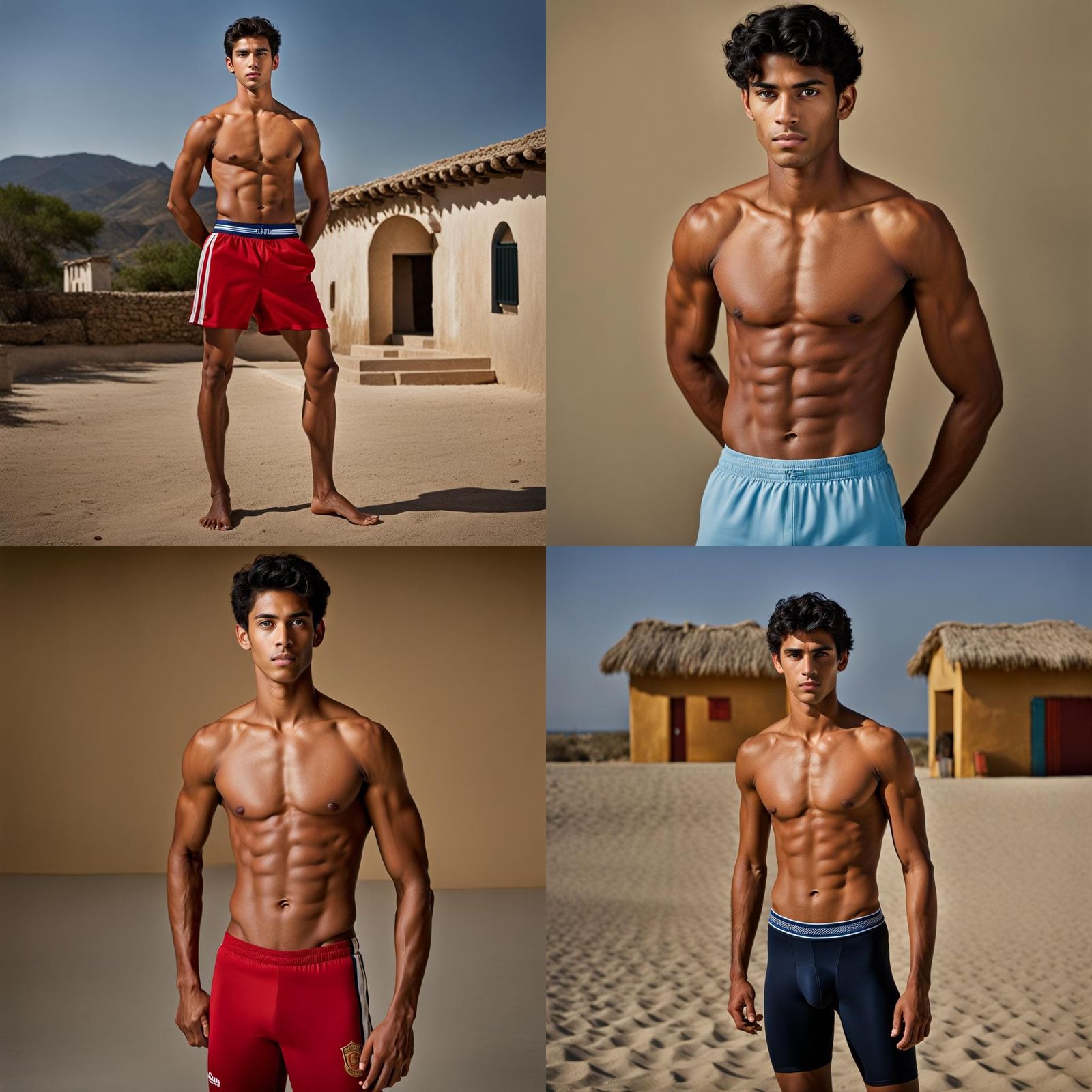 Young Spanish Man Portrait in Professional Style