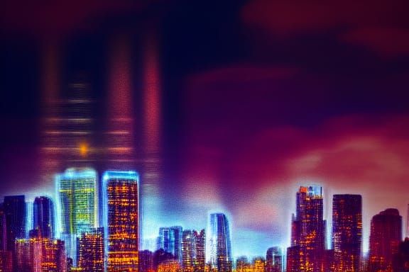 Heavenly City of Gods in Divine Light