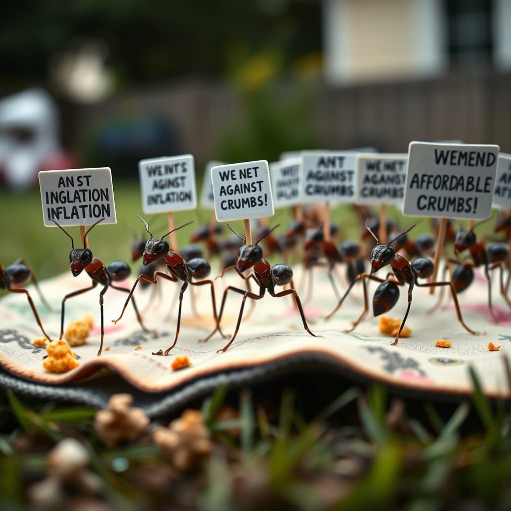 Ants Protest Inflation in Macro Photography