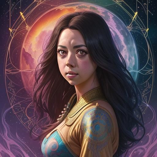 Ancient Wisdom Personified: Fantasycore Digital Art