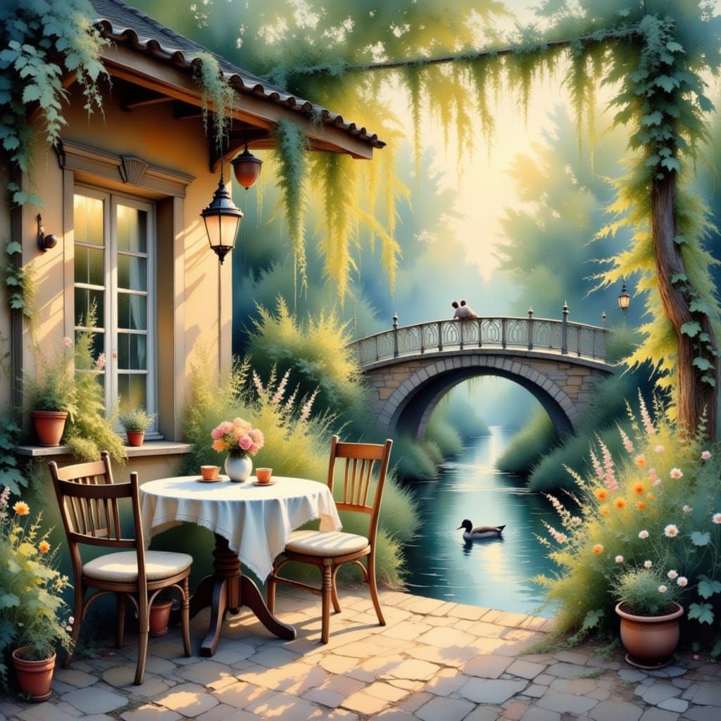 <lora:Encaustic Impasto:1.0> <lora:Etherealisim:1.0> <lora:Light and Lace-Flux:1.0> Impressionistic painterly Impasto im...