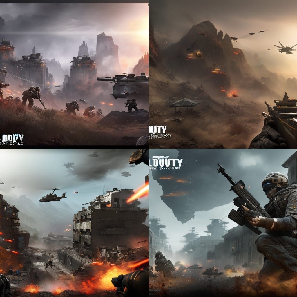 Call of Duty Warzone: Detailed Matte Painting