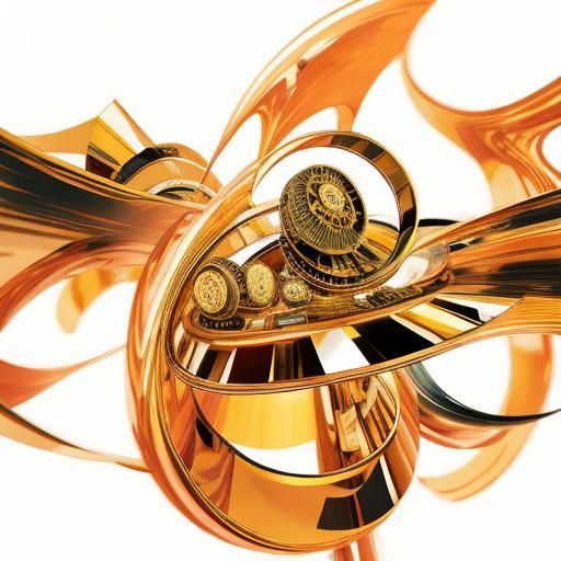 Psychedelic Model-T Car in Surreal 3D Rendering