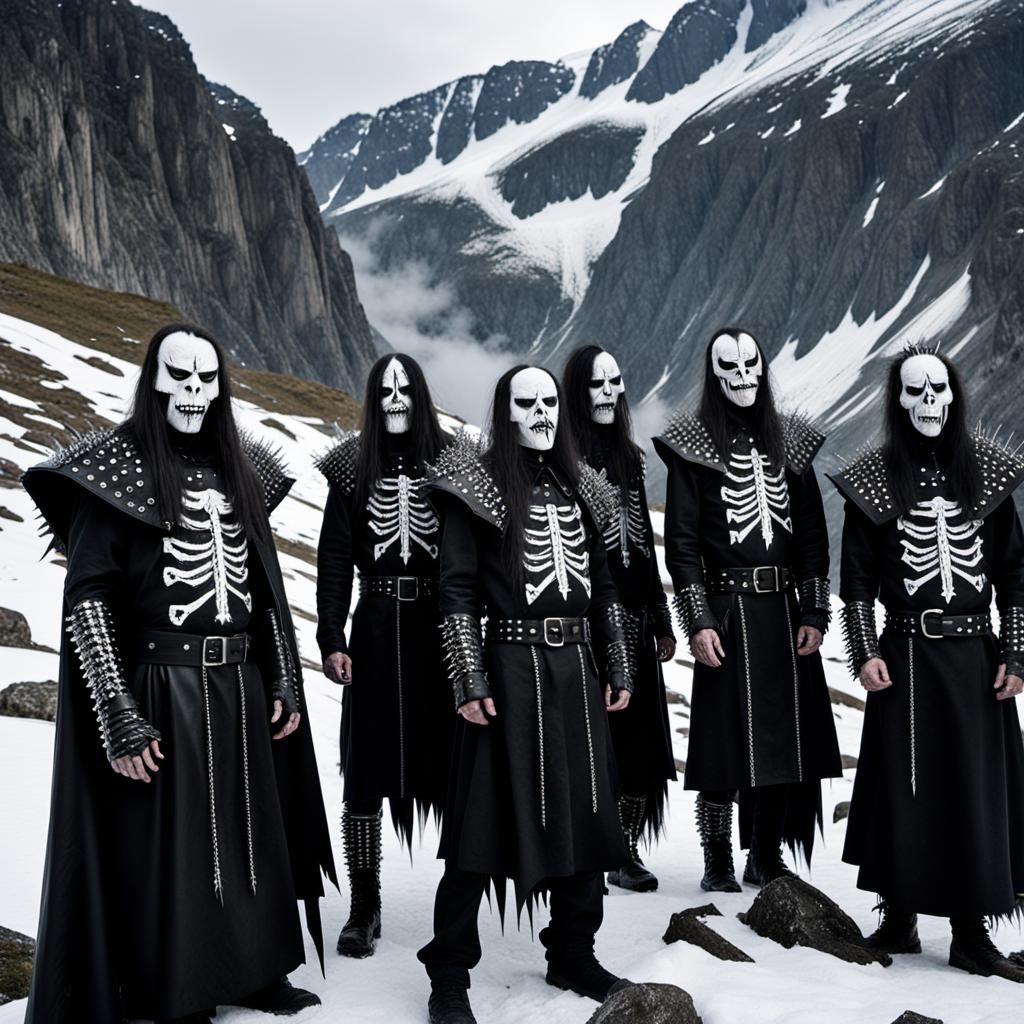 Black Metal Band's Grim Performance in Norway
