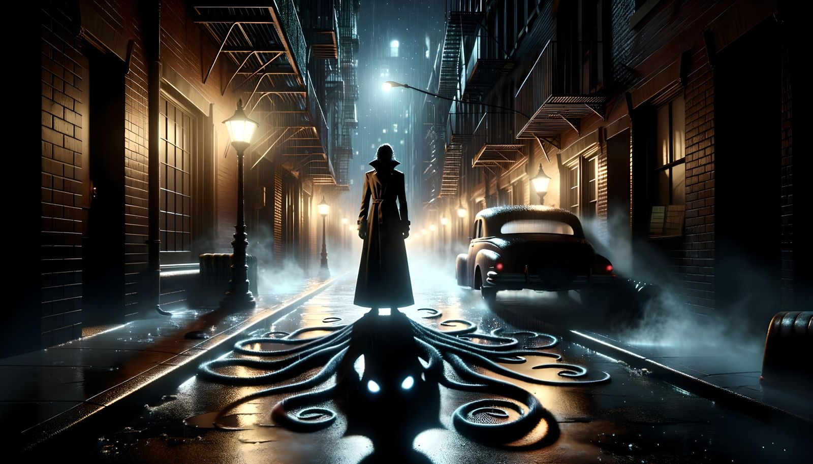 Eerie Noir: Detective and Eldritch Horror in 3D