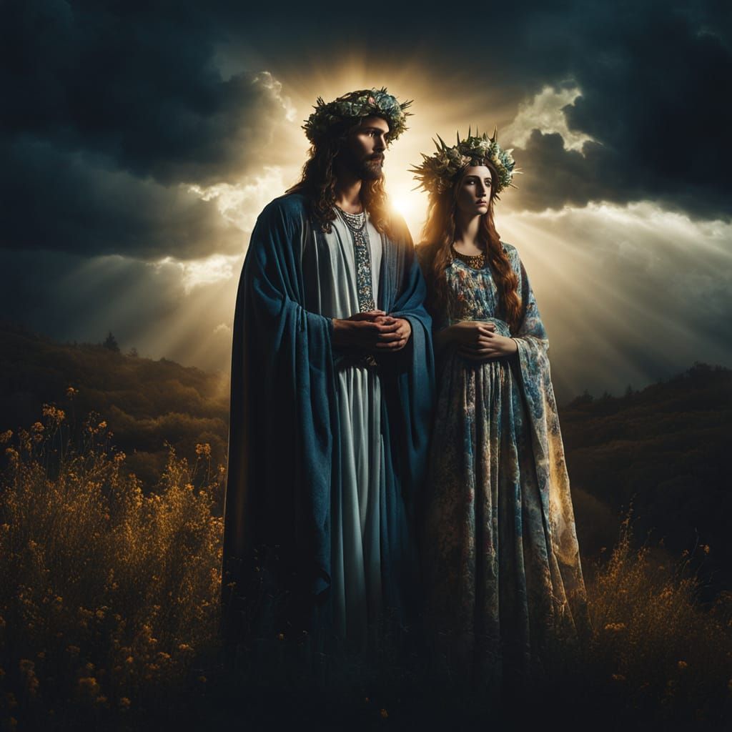 Jesus and Mary Magdalene