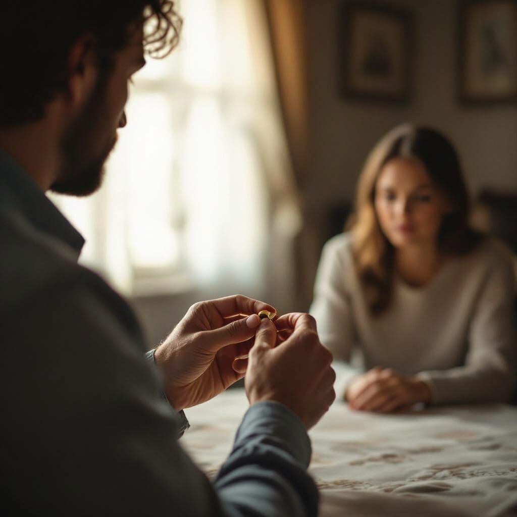 Dramatic Photo of Ring Removal in Soft Focus