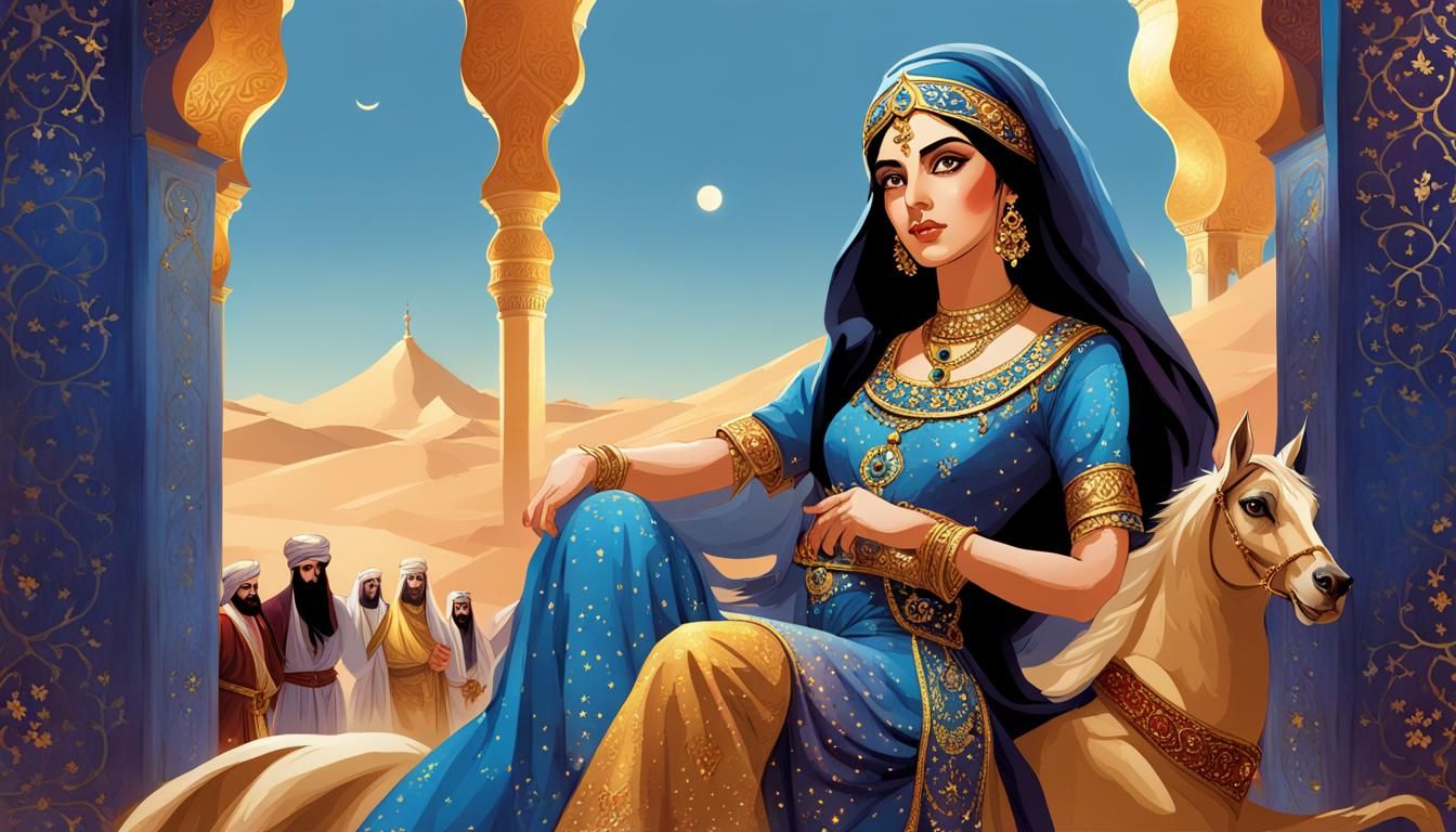 Scheherazade in Arabian Nights Digital Art