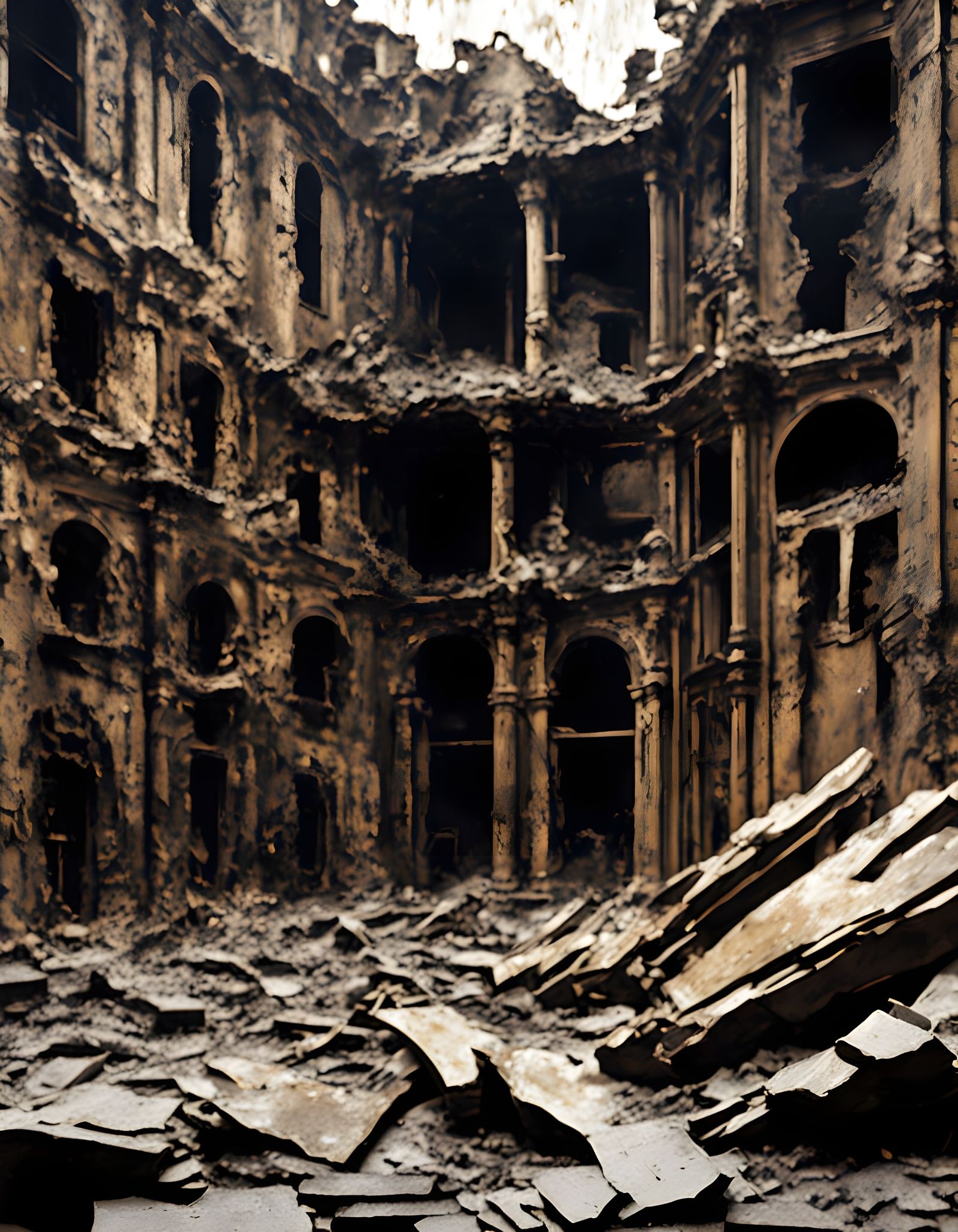 Monumental Artwork Evokes History's Scars as Impasto Paintin...