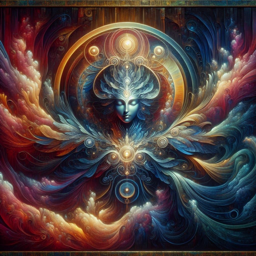 Benevolent Mother of Holy Trinity: Fantasy Concept Art