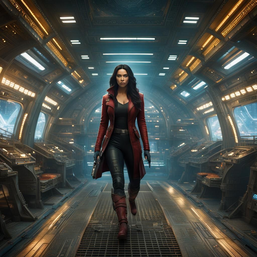 Kim Kardashian as Guardians of the Galaxy Character