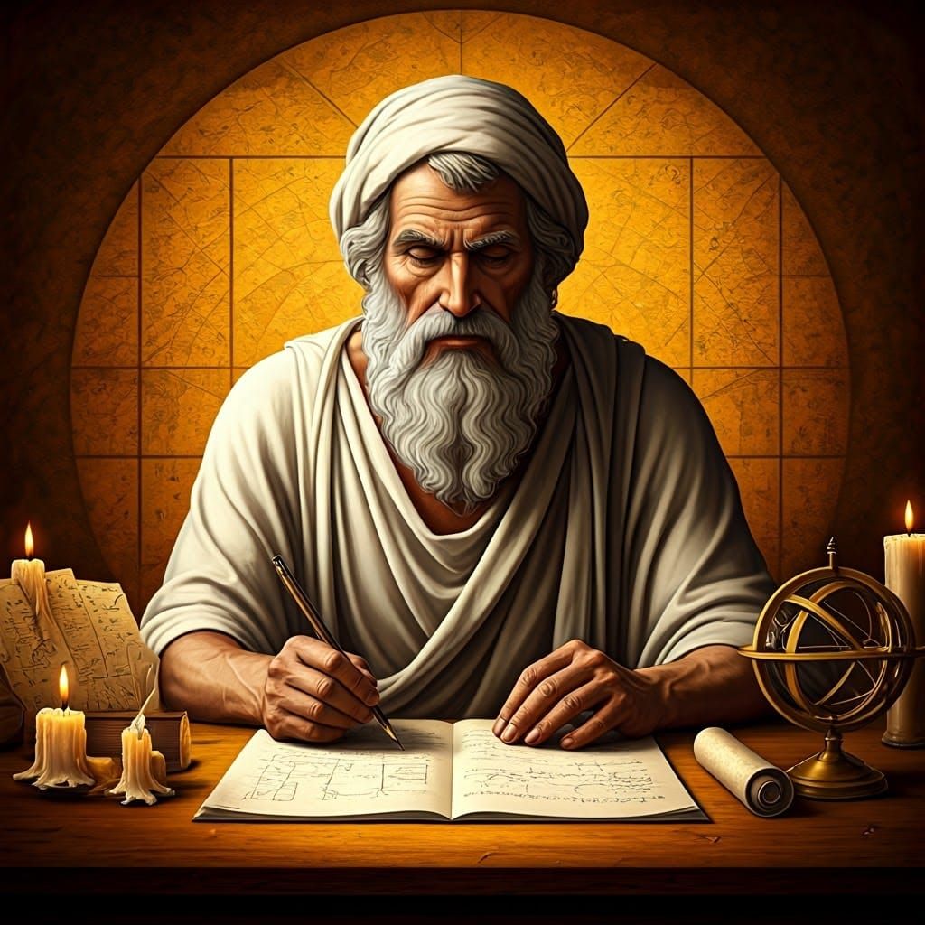 Archimedes Calculates Pi in Ancient Greek Study