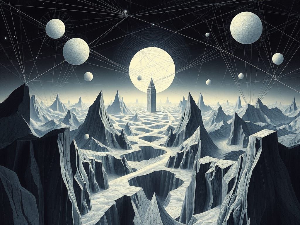 Ethereal Convergence of Impossible Geometry