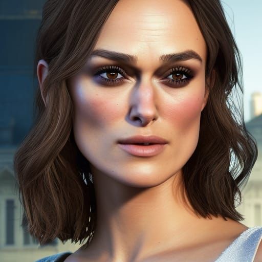 Keira Knightley as Fortnite Skin in Unreal Engine