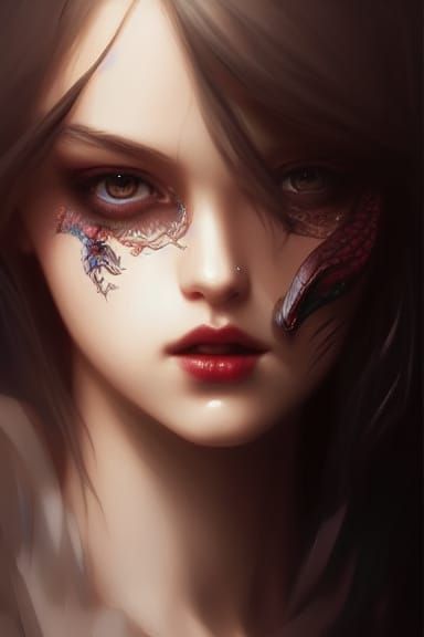 Beautiful Fairy Portrait in Hyper-Realistic Style