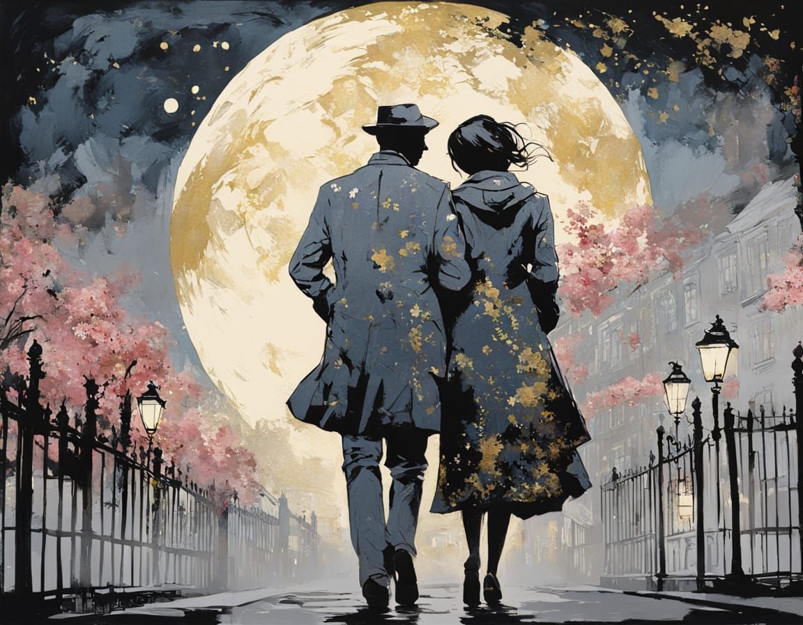 Romantic London Couple in Vibrant Garden Setting