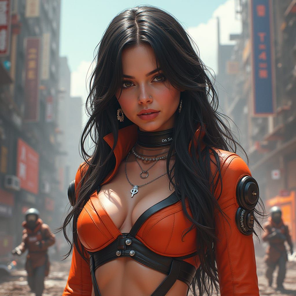 Selena Gomez in Sci-Fi Concept Art