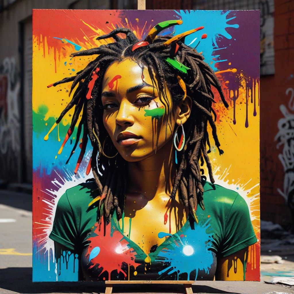 Vibrant Crypto Cityscape in Warm Sunny Daylight