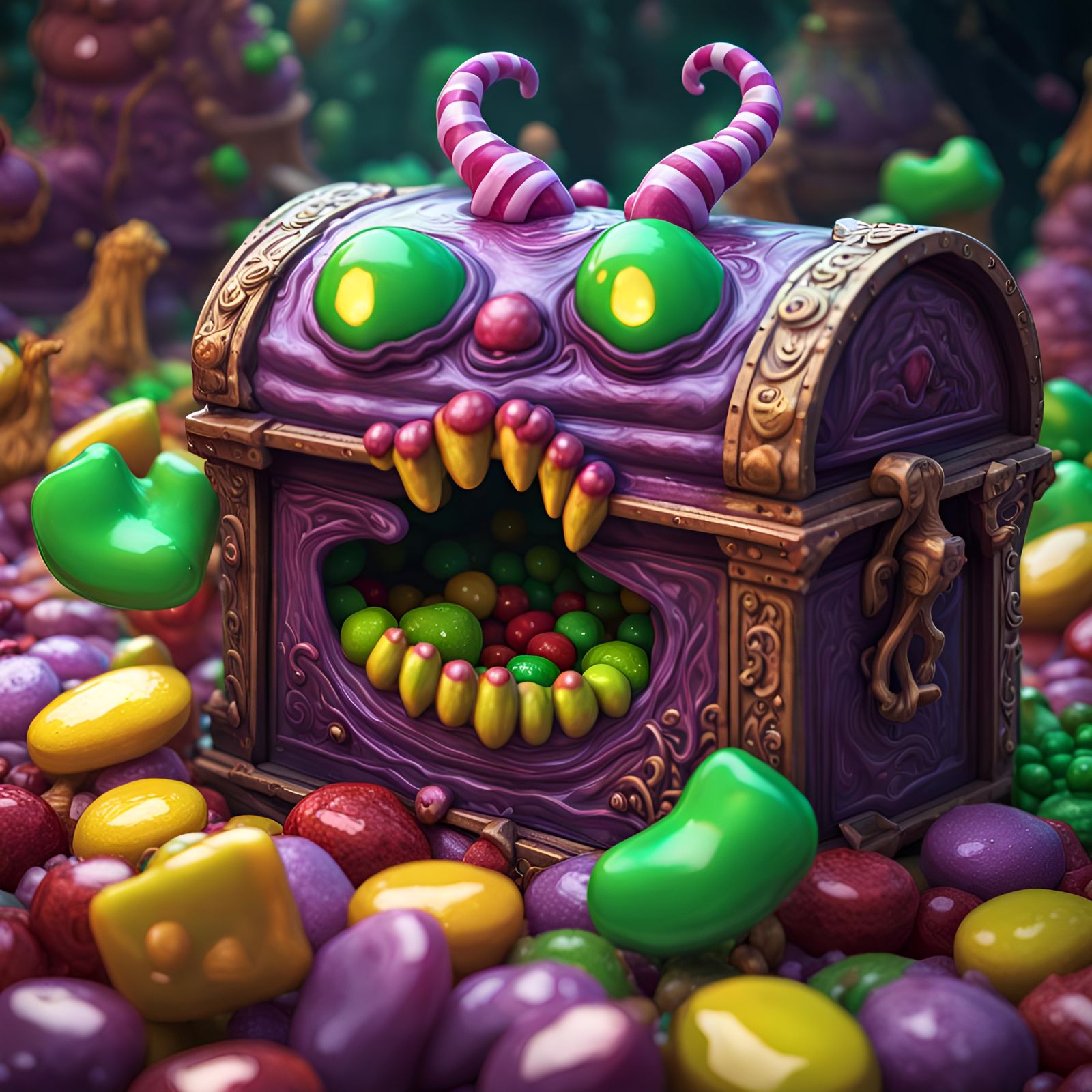 Candy chest mimic