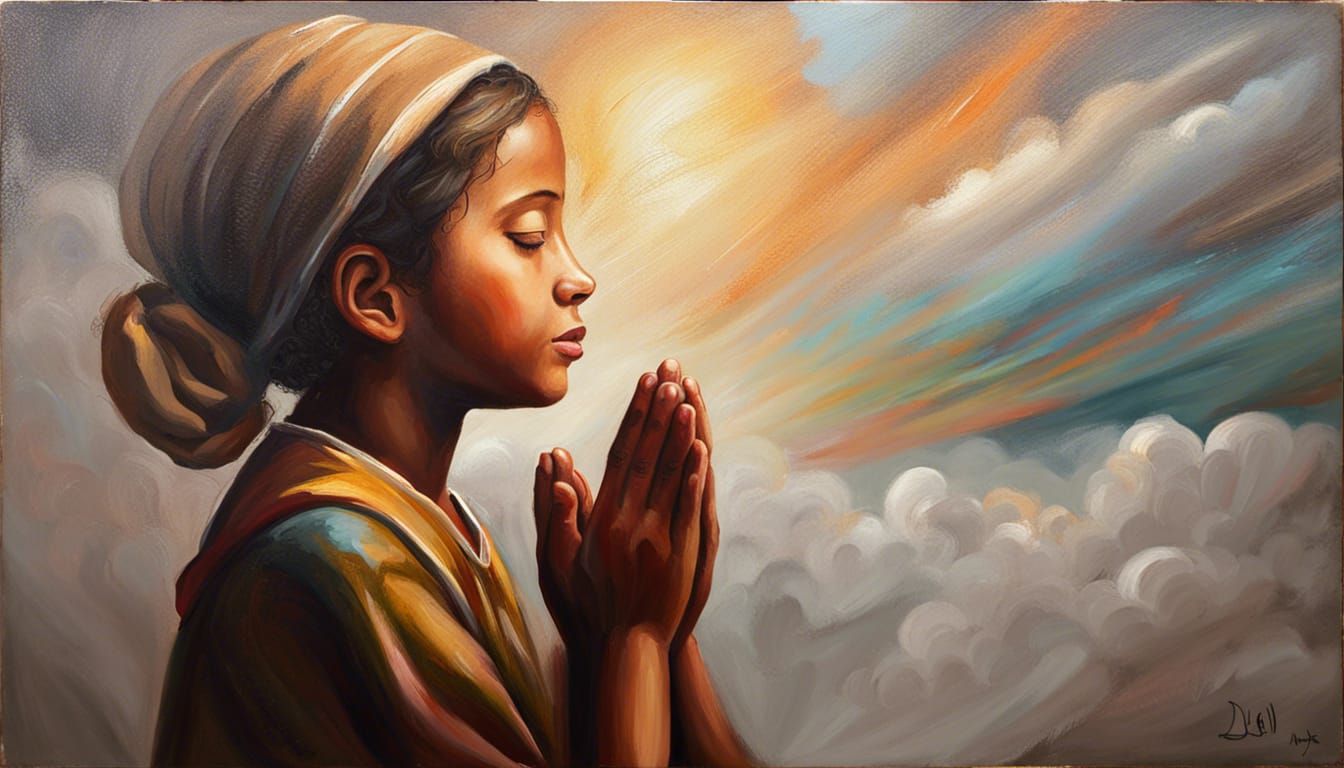 Contemplative Prayer: An Oil Painting