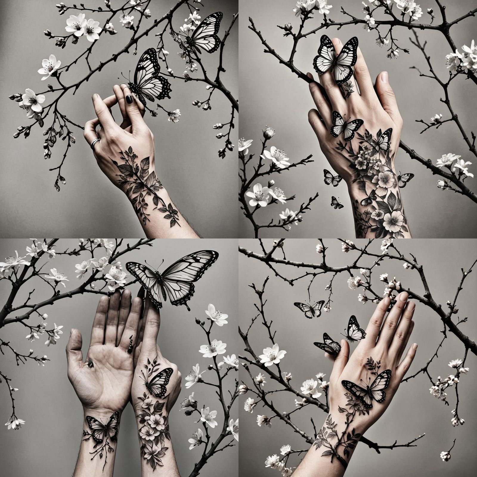 Butterfly Tattoo Art: Cocoon to Dark Sun