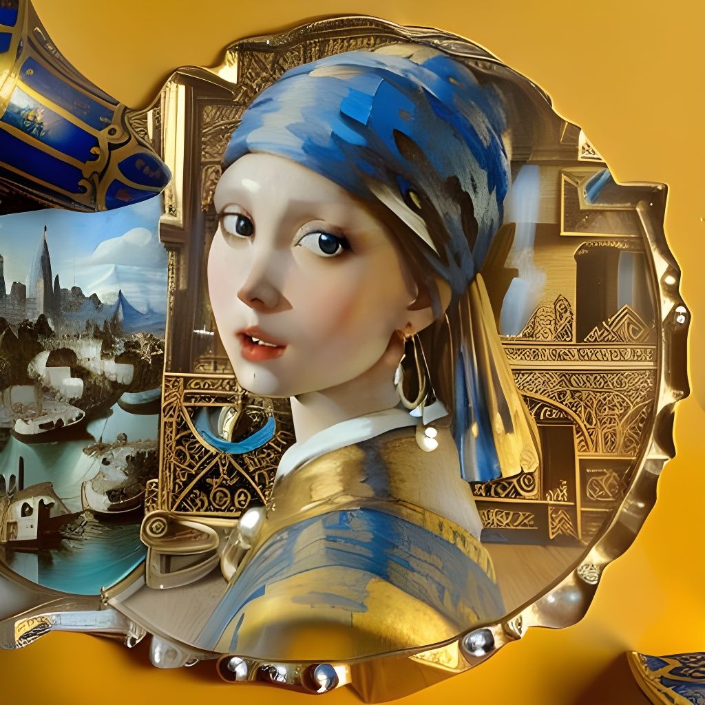 Girl with a Pearl Earring: Vermeer Style