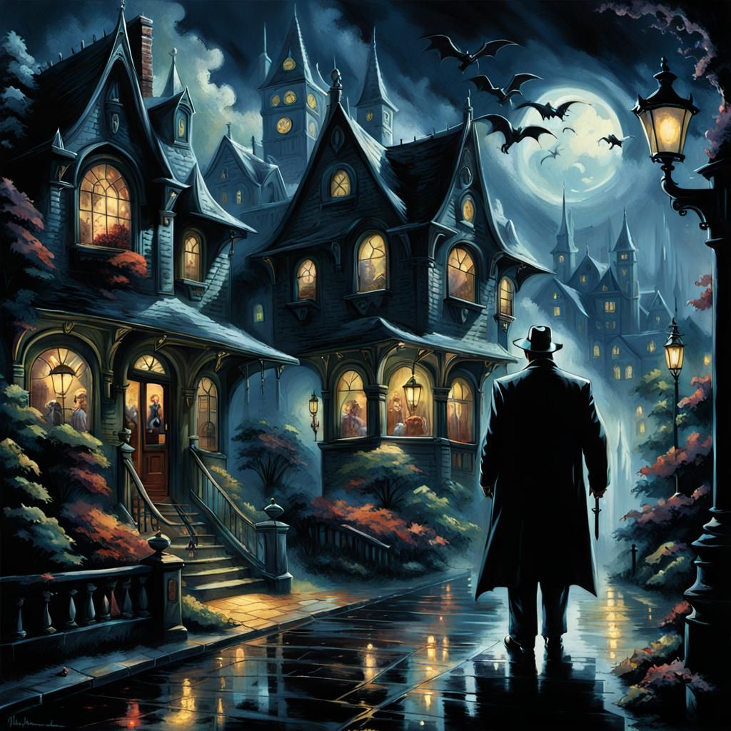 Villains in Film Noir Fantasycore Style